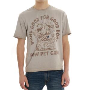 T-SHIRT STAMPA FANGO